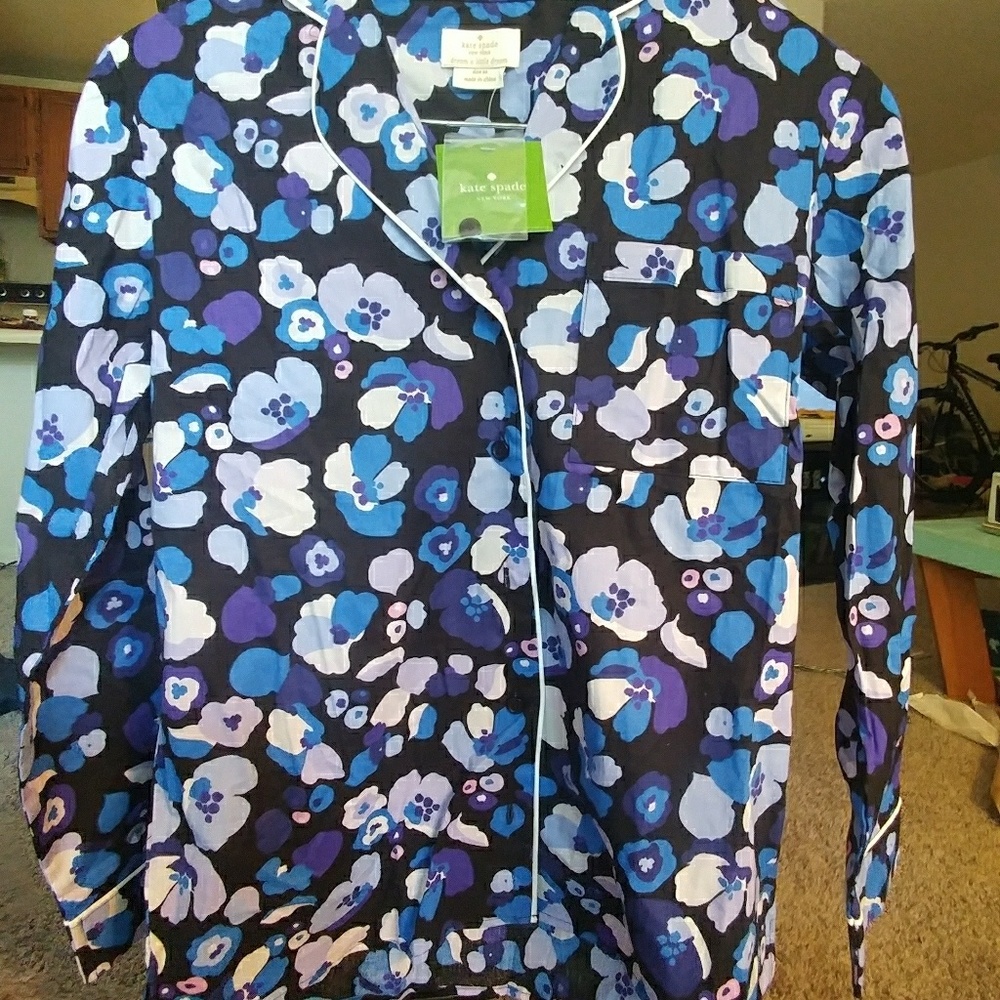 Kate Spade New York Floral Pajama Top